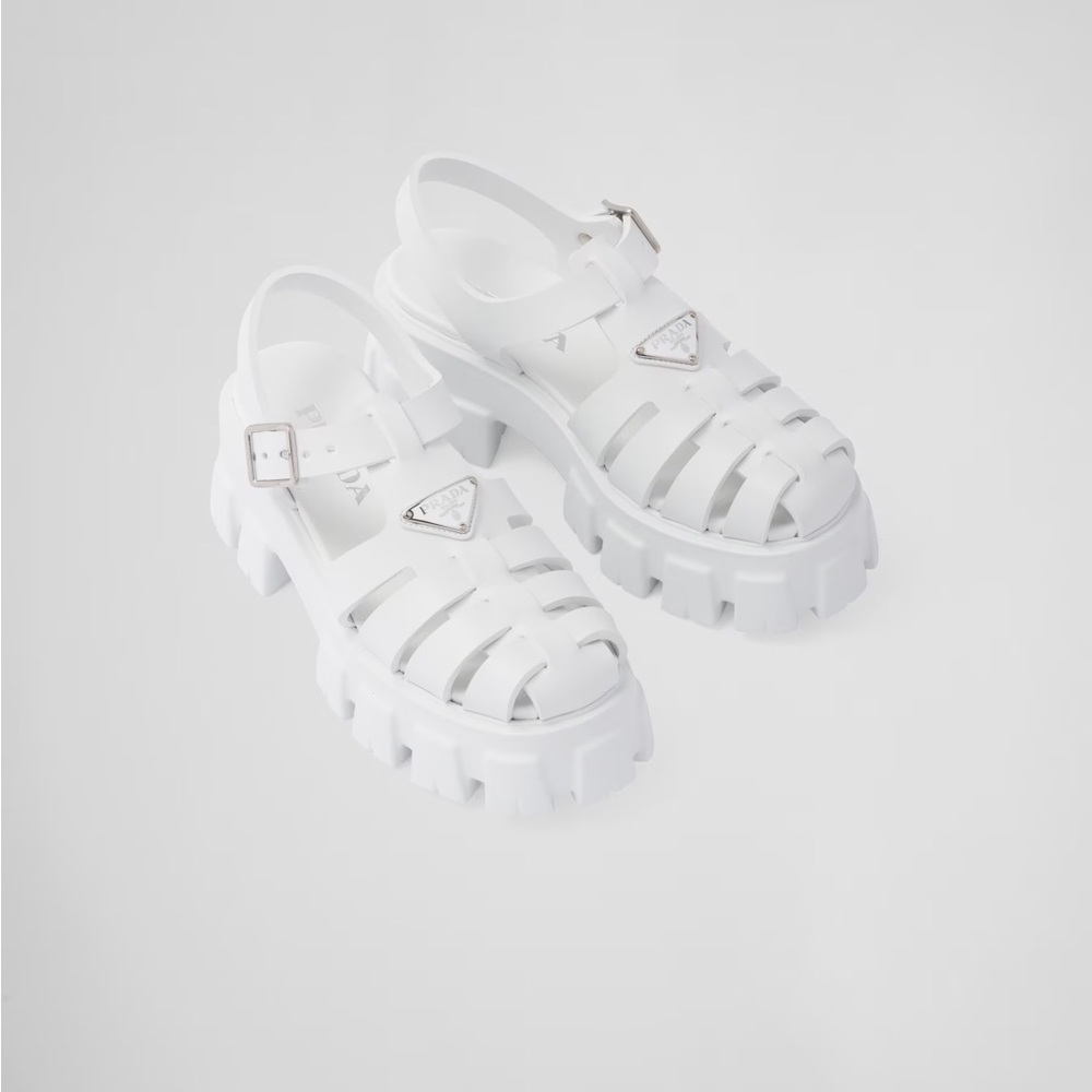 Prada Rubber Monolith sandals - Picture 5 of 5